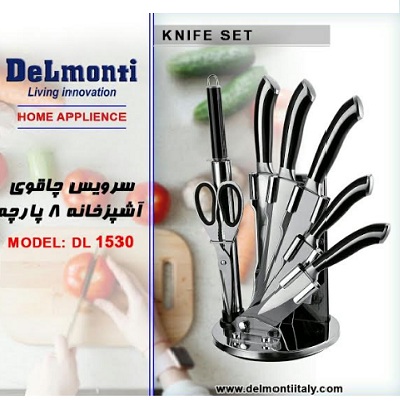  چاقوی آشپزخانه 8 پارچه دلمونتی مدلDL1530 
